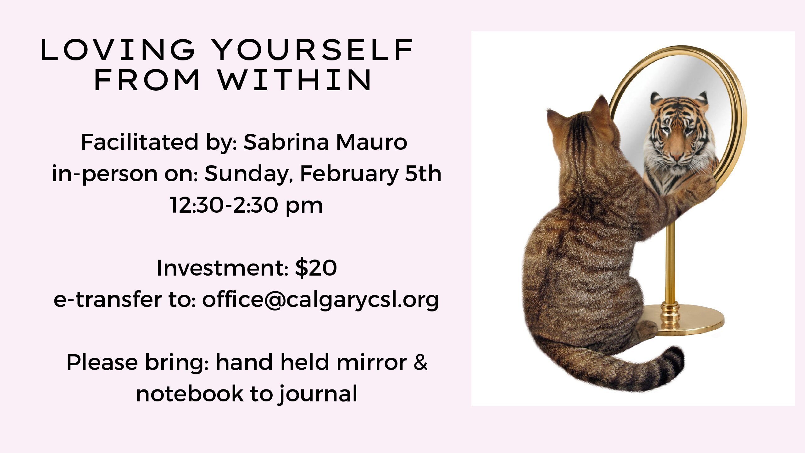 Workshop "Loving Yourself From Within"