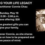 May 19 - PLANNING YOUR LIFE LEGACY