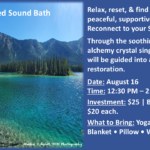 Sound Bath!