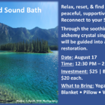 Sound Bath!